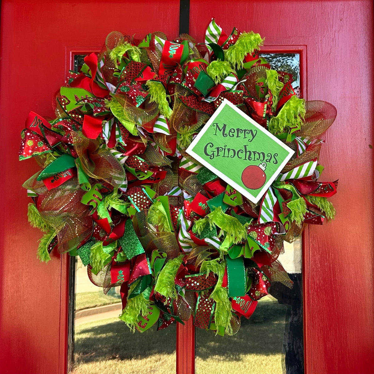 The Grinch Wreath