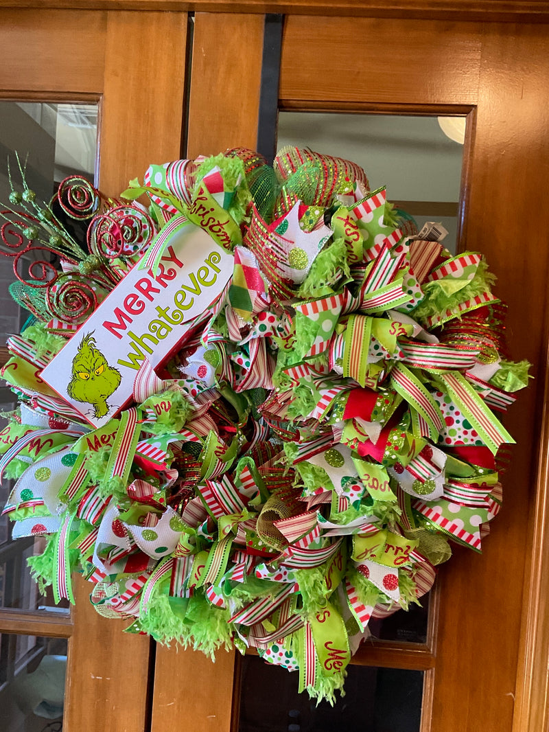 The Grinch Wreath