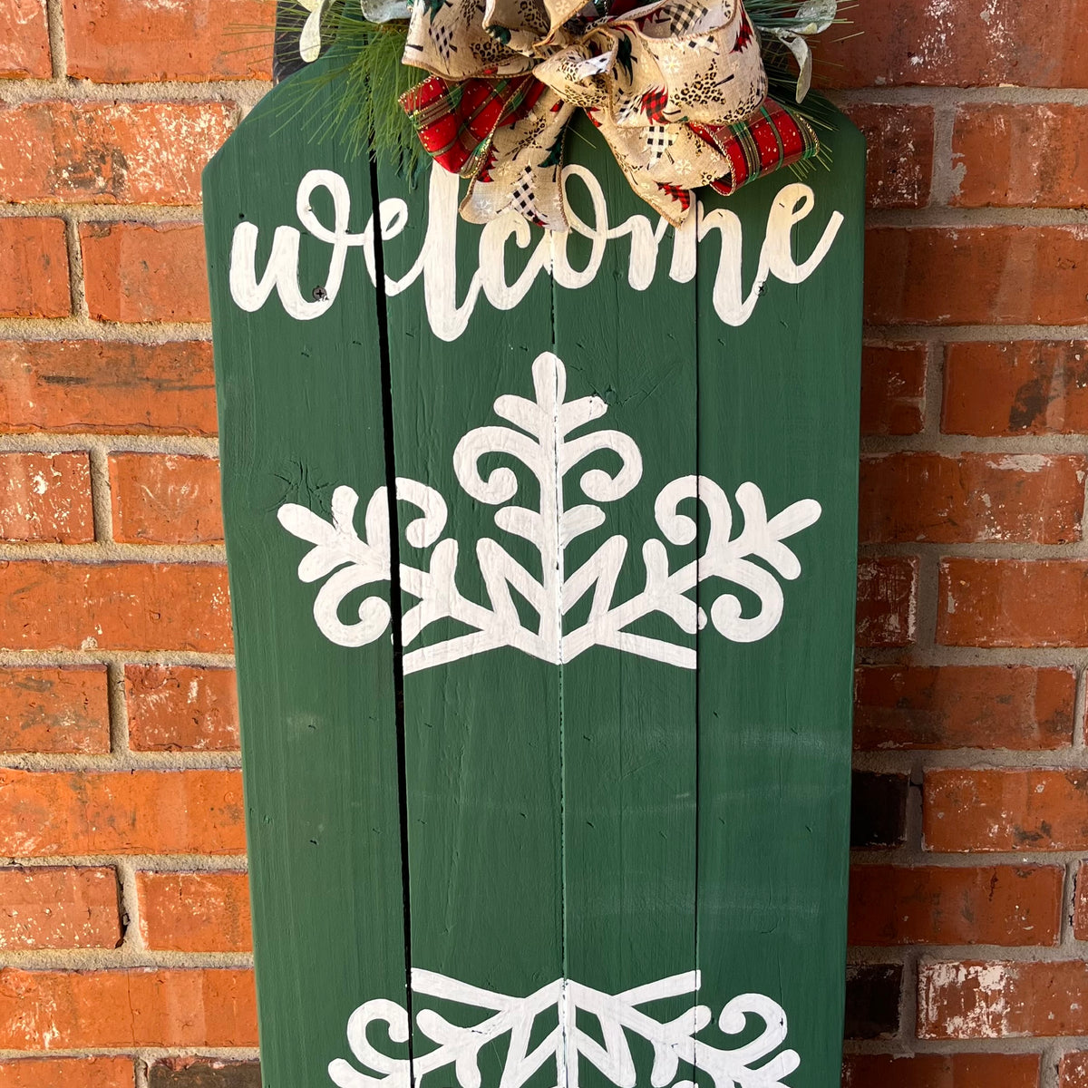 Winter Welcome Sled (Outside or Inside)