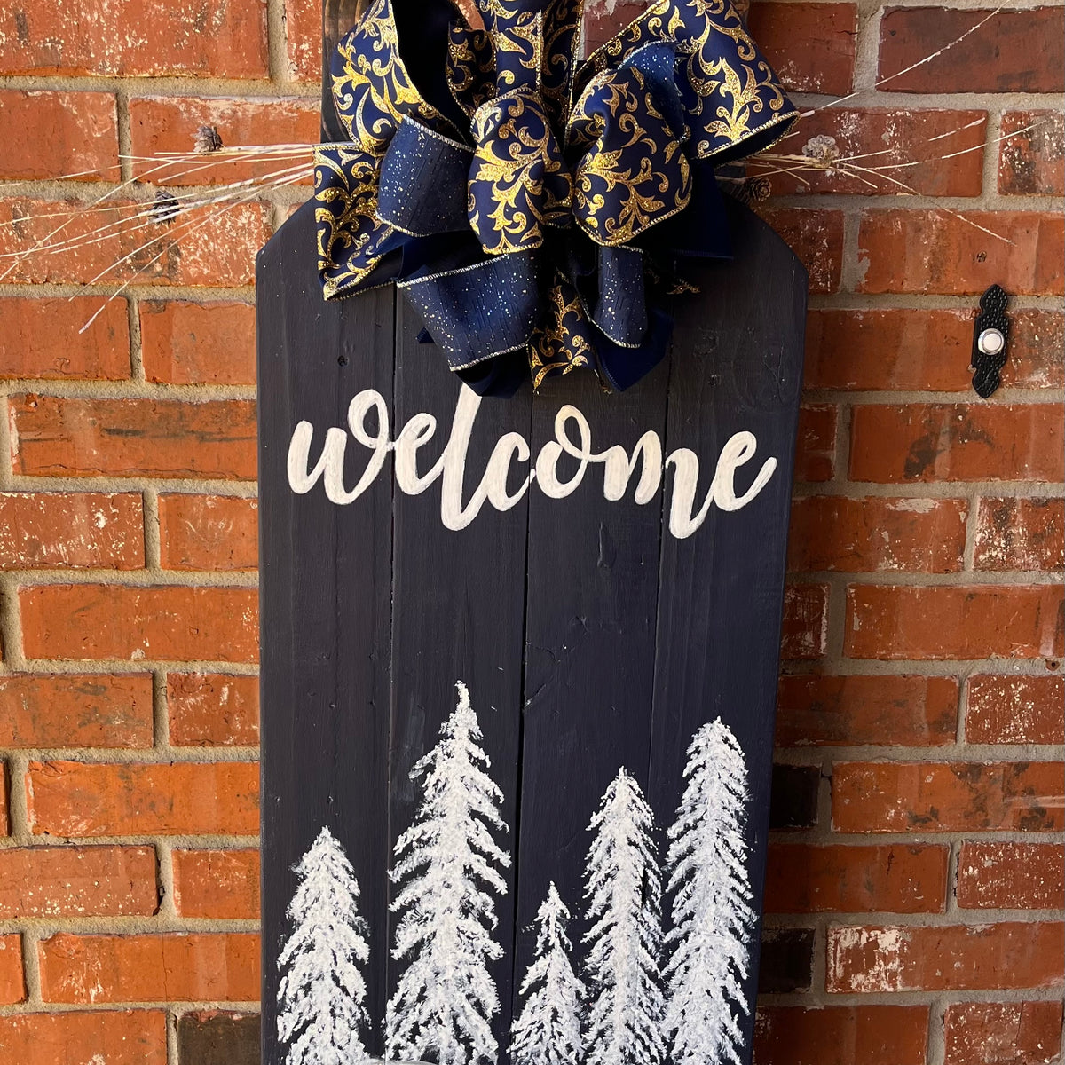 Winter Welcome Sled (Outside or Inside)