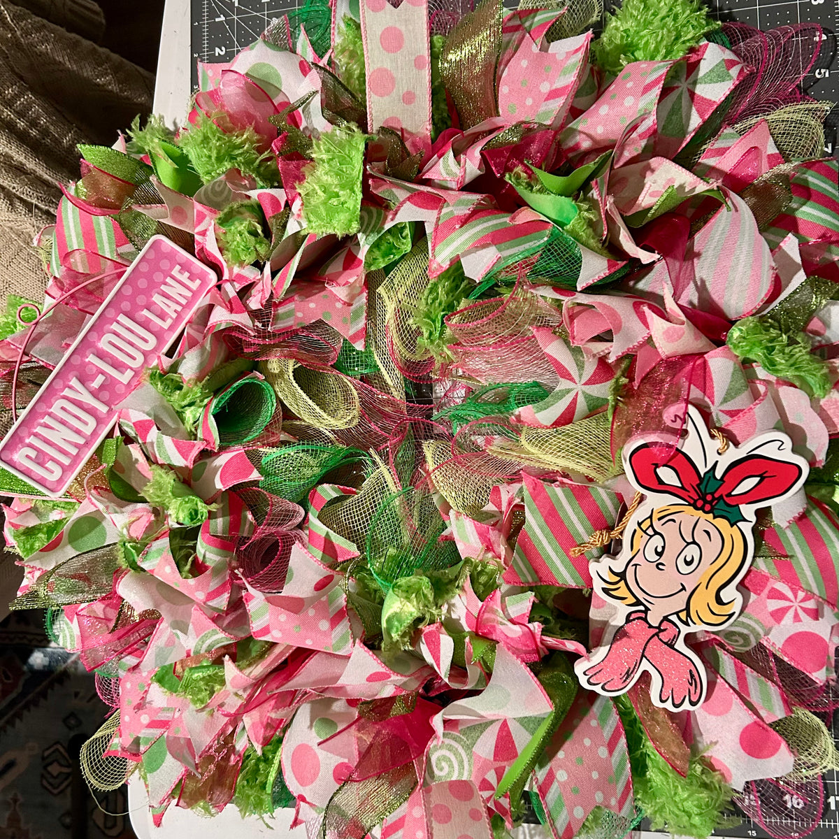 Cindy Lou Who Wreath