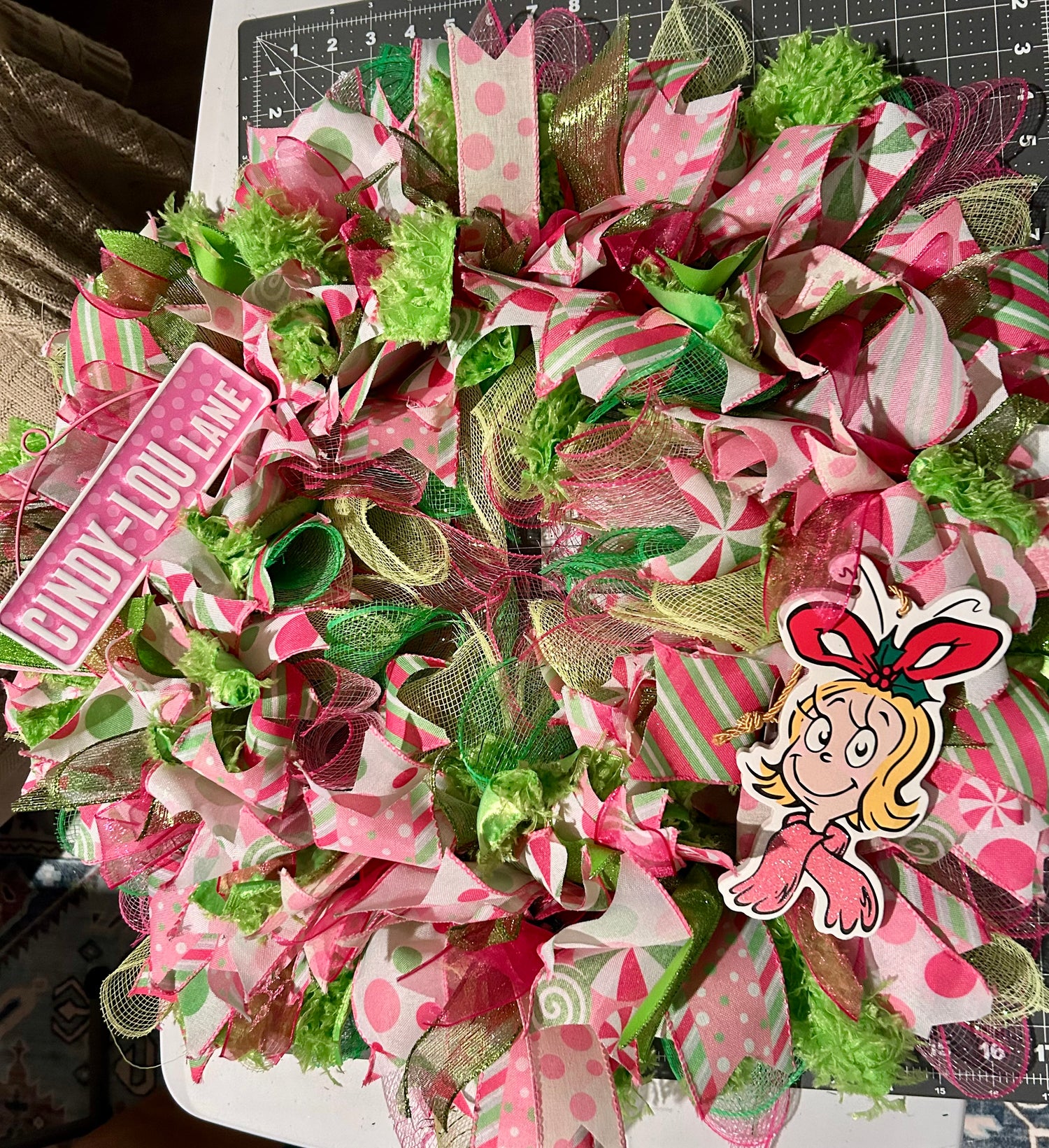 Cindy Lou Who Wreath